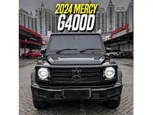 2024 Mercedes-Benz G400 2.9 D Professional SUV Manufaktur IU Black on Red/Black Hitam G400d 400d G G400