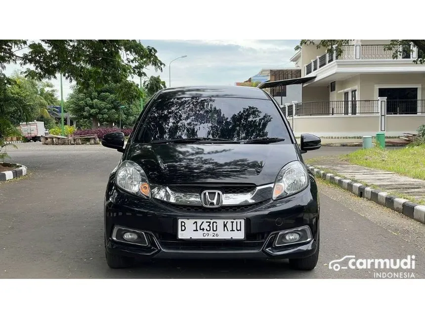 Jual Mobil Honda Mobilio 2016 E Prestige 1.5 di Banten Automatic MPV Hitam Rp 127.000.000