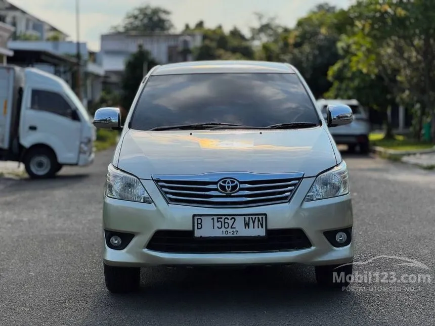 Jual Mobil Toyota Kijang Innova 2012 G 2.0 di Banten Automatic MPV Silver Rp 195.000.000