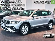 2025 Volkswagen Tiguan 1.4 Allspace SUV,  BEST OFFER, BIG DISCOUNT, SPESIAL PROMO BUNGA 0 CREDIT 5THN, FAST PROCESS,