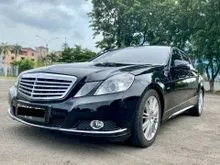2010 Mercedes-Benz E250 1.8 CGI Sedan Elegance Hitam