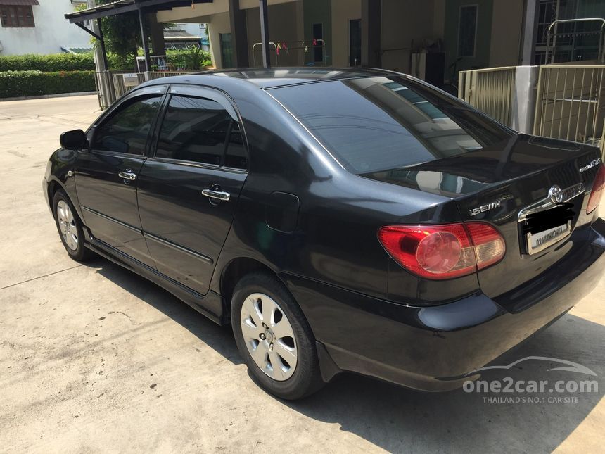Altis 2004 Toyota Corolla Altis 2004 หน้าหมู (ปี 01-07) E 1.6 เกียร์อัตโนมัติ สีดำ ...