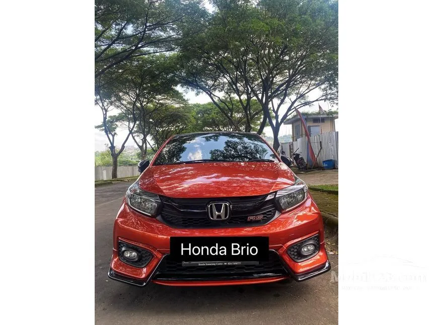 Jual Mobil Honda Brio 2021 RS Urbanite 1.2 di Jawa Tengah Automatic Hatchback Orange Rp 190.000.000