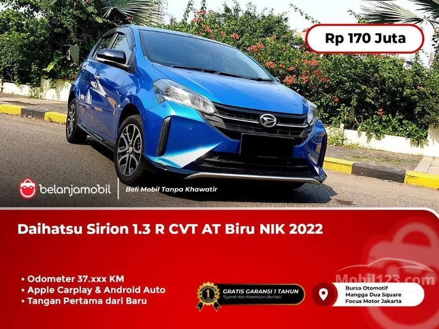 Jual Mobil Daihatsu Sirion 2022 R 1.3 di DKI Jakarta Automatic Hatchback Biru Rp 170.000.000