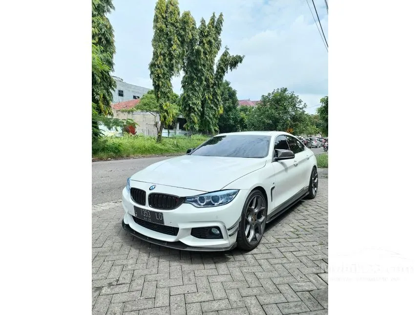 Jual Mobil BMW 428i 2014 M Sport 2.0 di Jawa Timur Automatic Gran Coupe Putih Rp 550.000.000