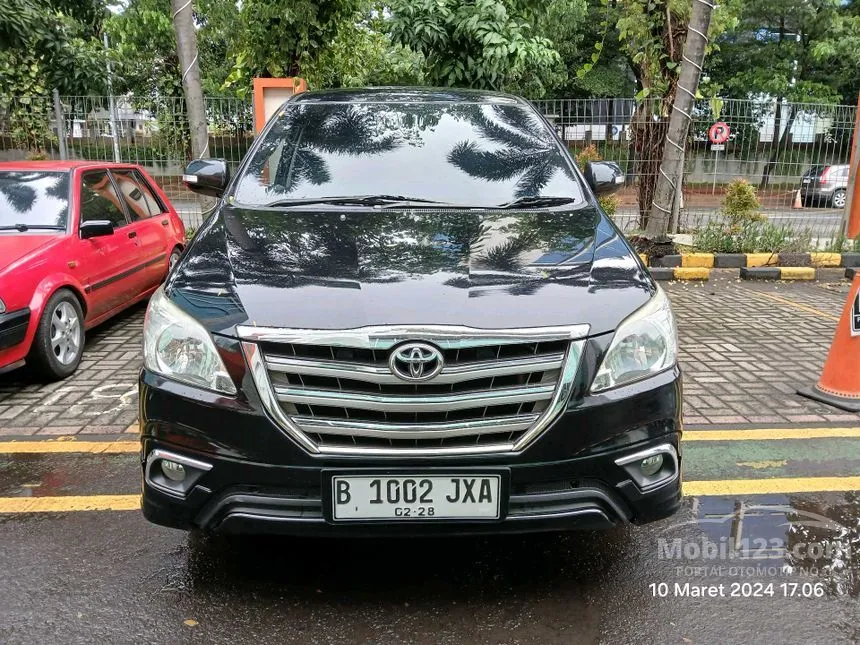 Jual Mobil Toyota Kijang Innova 2015 V 2.0 di DKI Jakarta Automatic MPV Hitam Rp 202.000.000