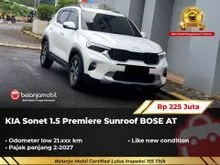 2023 KIA Sonet 1.5 Premiere SUV Sunroof BOSE AT Putih NIK 2023 [ LOW KM 21RB ]