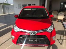 Toyota Calya G MT Merah tdp 11jtan