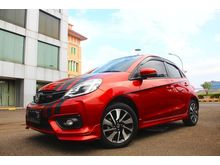 Honda Brio 1.2 RS AT 2017 Orange metalik siap pakai bisa Kredit data daerah