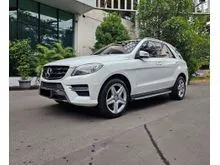 2015 Mercedes-Benz ML400 3.0 SUV White on Brown Odo 40 Rb (TERMURAH)