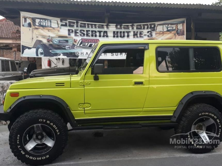 Jual Mobil Suzuki Jimny 1990 1.0 di Jawa Timur Manual Jeep Hijau Rp 80.