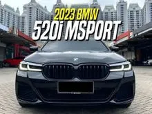 2023 BMW 520i 2.0 M Sport Sedan Black on Brown G30 LCI Facelift Msport Hitam
