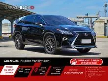 2017 Lexus RX 200t 2.0 F Sport SUV Odo 50 Rbuan Pajak Panjang (TDP MINIM) HOT ITEMS