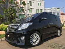 2013 Toyota Alphard SC AUDIOLESS BLACK ON BLACK