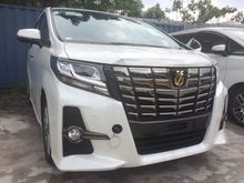 2016 Toyota Alphard 2.5 MPV SC LIMITED GOLD EDITION 1st IN MALAYSIA WHITE UNREG