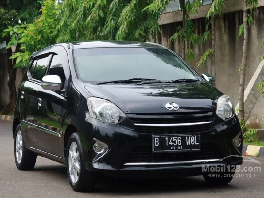 Jual Mobil Toyota Agya 2016 G 1.0 di Banten Manual Hatchback Hitam Rp 93.000.000