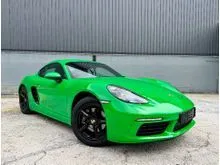 2022 Porsche 718 2.0 Cayman Coupe (A) PDLS+ BOSE SPORT CHRONO PACKAGE 14 WAY SEATS ADJUST REVERSE CAMERA UK UNREG