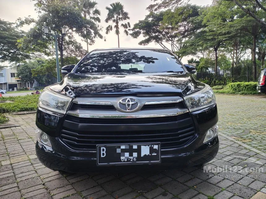 Jual Mobil Toyota Kijang Innova 2016 V 2.0 di Banten Automatic MPV Hitam Rp 240.000.000