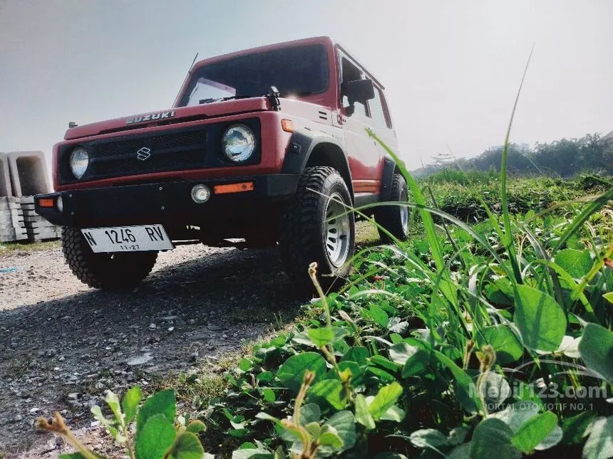 Jual Mobil Suzuki Katana 1988 1.0 di Jawa Timur Manual Jeep Merah Rp 55.000.000