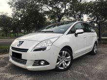 Peugeot 5008 1.6 (A)Premium Rear DVD Panroof ( Free Warranty )