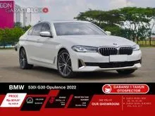 2022 BMW 530i 2.0 M Sport Sedan G30 White on Brown Odo 18 Rb (ANTIK) HARGA TERENDAH