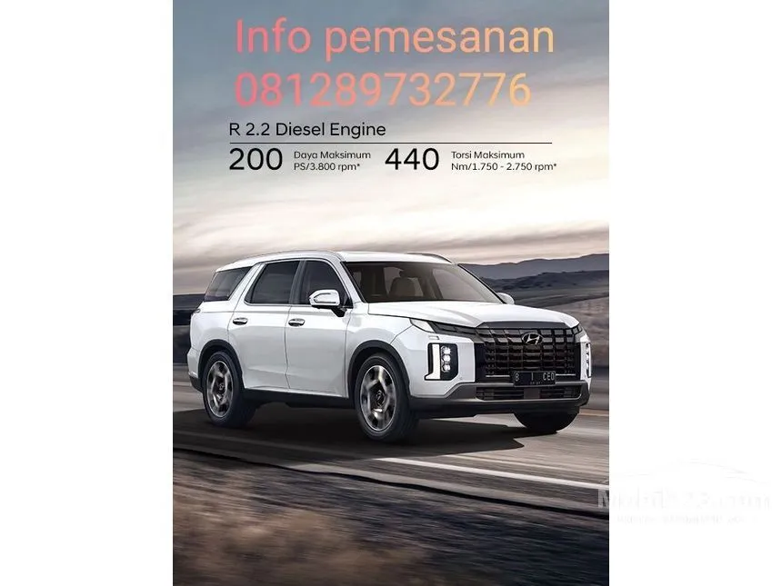 Jual Mobil Hyundai Palisade 2024 Signature 2.2 di Banten Automatic Wagon Putih Rp 1.044.500.000