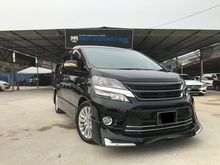 2013 Toyota Vellfire 2.4 Z FACELIFT - SPORTY BODYKIT - NICE PLATE 2 DIGIT - WARRANTY 1 YEAR - 2 POWER DOOR - LCD PLAYER - REVERSE CAM - OFFER PROMOSI