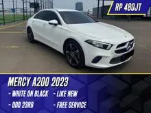 2023 Mercedes-Benz A200 1.3 Progressive Line Sedan White on Black Putih A 200 Mercy