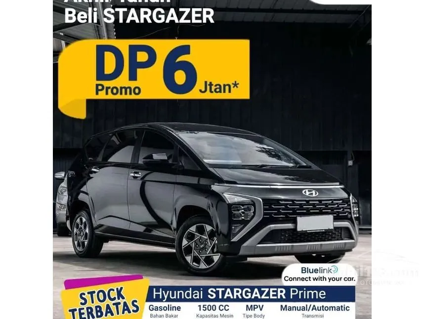 Jual Mobil Hyundai Stargazer 2023 Prime 1.5 di Banten Automatic Wagon Putih Rp 280.000.000