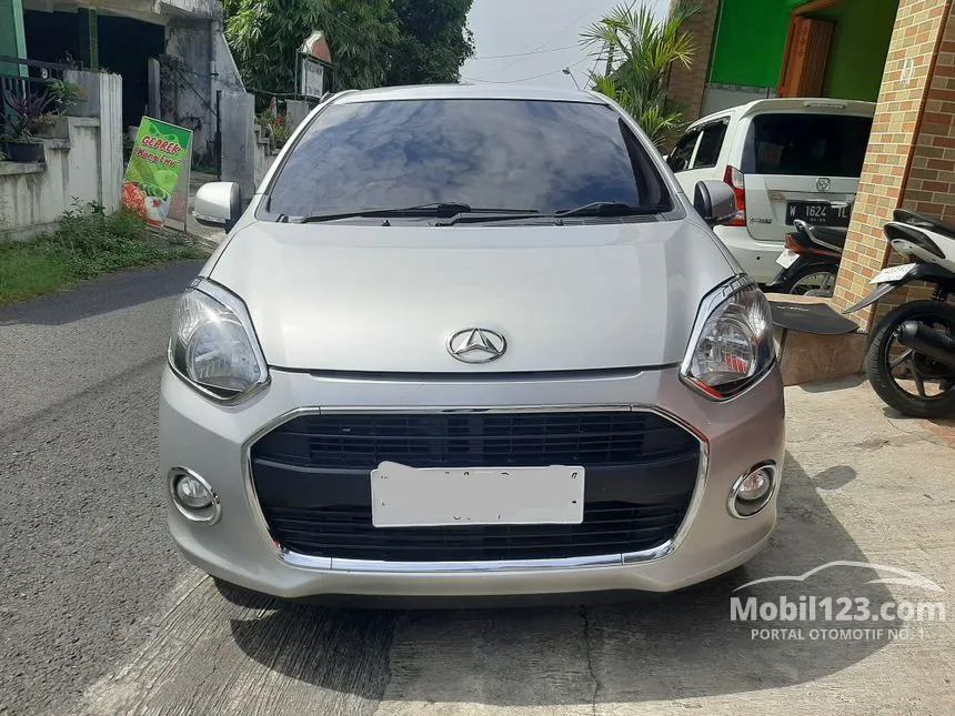 Jual Mobil Daihatsu Ayla 2013 X 1.0 di Jawa Timur Manual Hatchback Silver Rp 75.000.000