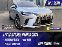 2023 Lexus RX 350h 2.5 Luxury SUV Sonic Iridium on Black RX350h RX350 h Hybrid RX 350 Grey