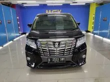 2017 Toyota Alphard 2.5 G ATPM Hitam Metalik.