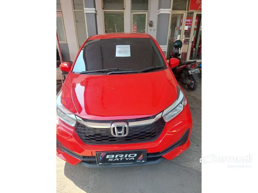 Jual Mobil Honda Brio 2024 E Satya 1.2 di DKI Jakarta Manual Hatchback Merah Rp 182.800.000
