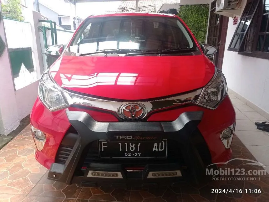 Jual Mobil Toyota Calya 2017 G 1.2 di Jawa Barat Automatic MPV Merah Rp 107.000.000