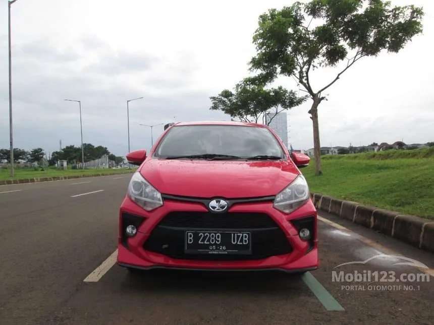 Jual Mobil Toyota Agya 2021 TRD 1.2 di Banten Automatic Hatchback Merah Rp 128.000.000