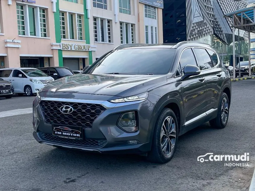 Jual Mobil Hyundai Santa Fe 2019 XG CRDi 2.2 di DKI Jakarta Automatic SUV Abu