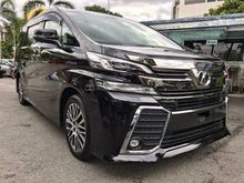 2015 Toyota Vellfire 2.5 Wagon 2.5 ZG JBL Pilot Seat Power Boot Unreg