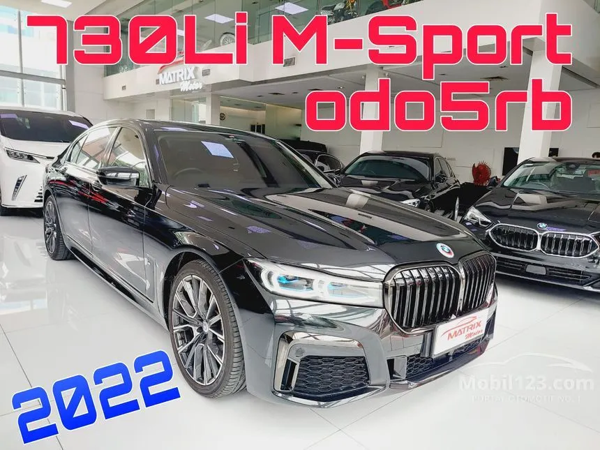 Jual Mobil BMW 730Li 2022 M Sport 2.0 di DKI Jakarta Automatic Sedan Hitam Rp 1.475.000.000