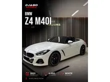 2023 BMW Z4 3.0 M40i Convertible All New Roadster White on Black Putih M40 i M40 i Z 4 Cabriolet