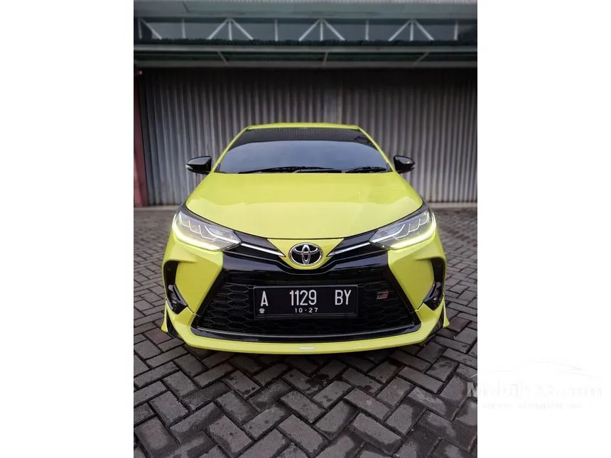 Jual Mobil Toyota Yaris 2022 S GR Sport 1.5 di Banten Automatic Hatchback Kuning Rp 249.000.000