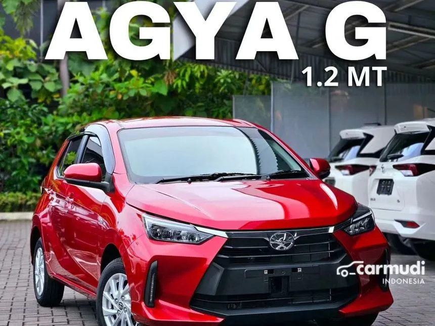 Jual Mobil Toyota Agya 2024 G 1.2 di DKI Jakarta Manual Hatchback Merah Rp 163.400.000