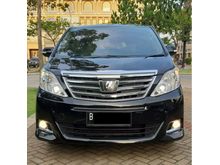 Toyota Alphard 2.4 G ATPM Facelift 2012/2013 Pilot Seat Low Km Hitam Simpanan