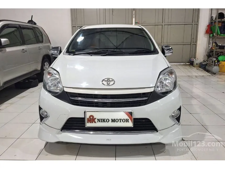 Jual Mobil Toyota Agya 2015 G 1.0 di Jawa Barat Automatic Hatchback Putih Rp 97.500.000