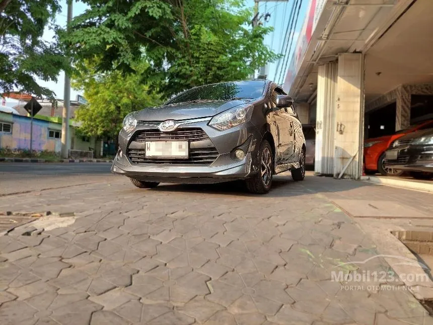 Jual Mobil Toyota Agya 2018 TRD 1.2 di Jawa Timur Automatic Hatchback Abu