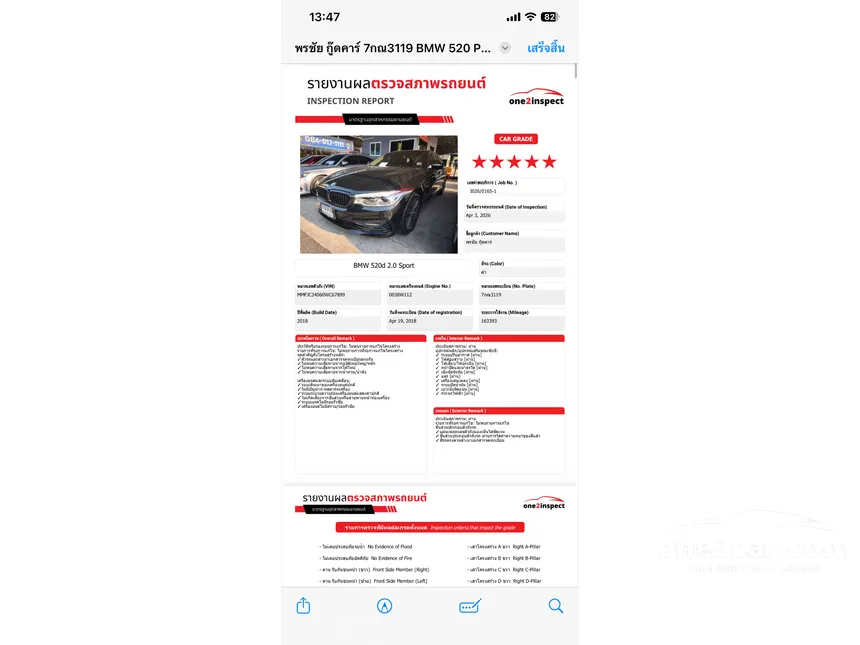 2018 BMW 520d Sport Sedan