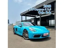 2017 Porsche 718 2.5 Cayman S Coupe Blue on Black Biru