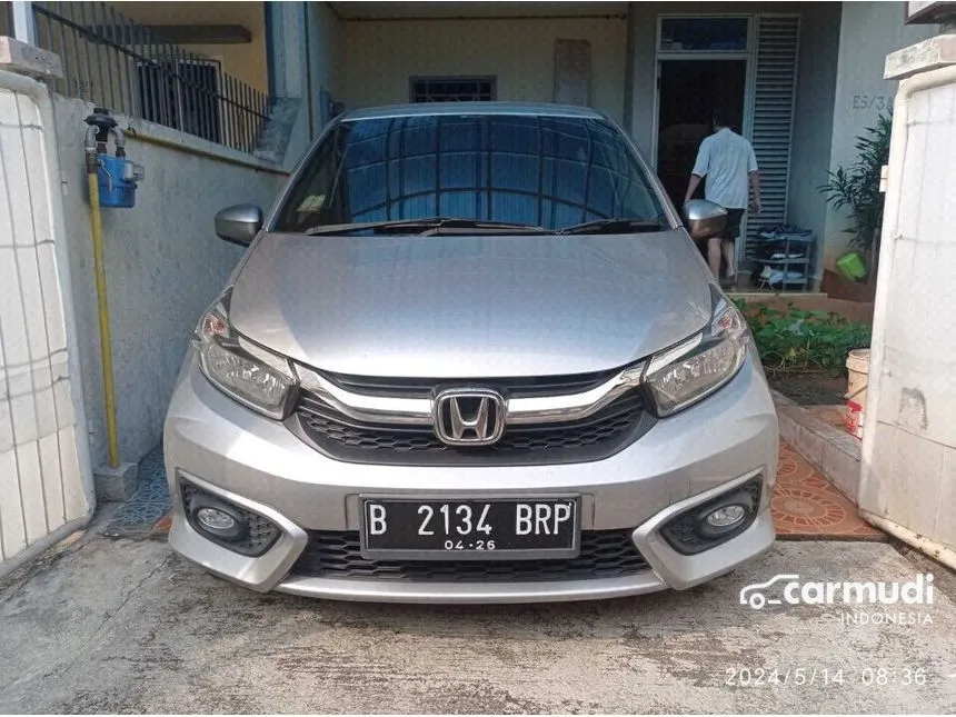 Jual Mobil Honda Brio 2021 E Satya 1.2 di Banten Automatic Hatchback Silver Rp 155.000.000