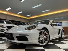 PORSCHE CAYMAN 2.5 S 718 SERIES 2022 FACELIFT WHITE ON RED FULL OPTION
Km.50 STNK NIK.2022