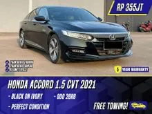 2021 Honda Accord 1.5 Sedan Black on Ivory Hitam Acord