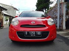 Nissan March XS 1.2 AT 2011 Merah Metalik